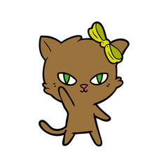 cute cartoon cat