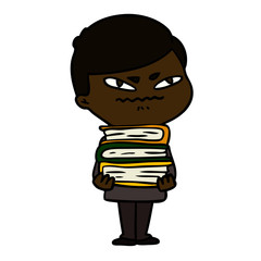 cartoon angry man