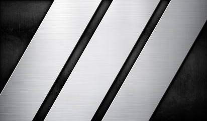 silver metal template background