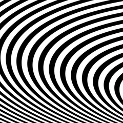 Obraz premium Abstract Black and White Modern Striped Background