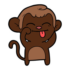 funny cartoon monkey