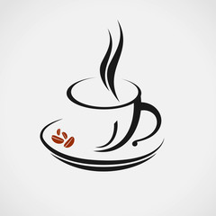 Coffee cup logo