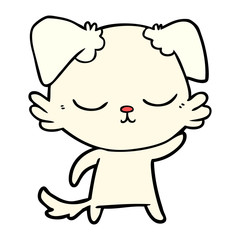 cute cartoon dog