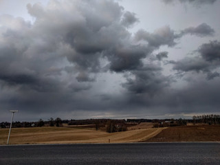 Storm clouds