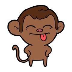 funny cartoon monkey