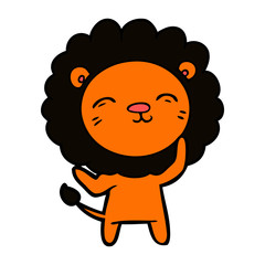 cartoon lion