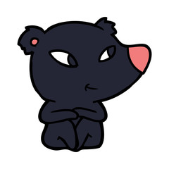 Obraz premium cute cartoon bear