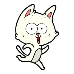 funny cartoon cat