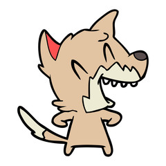 laughing fox cartoon