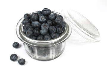 Blueberry isolated on white background