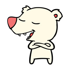 cartoon polar bear