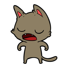 talking cat cartoon