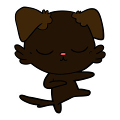Fototapeta premium cute cartoon dog