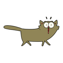 Fototapeta premium cartoon cat