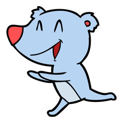 running bear cartoon