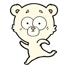 surprised polar bear cartoon