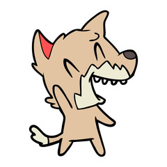laughing fox cartoon