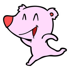 laughing bear cartoon
