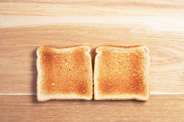 Slices of toast bread