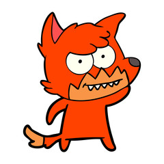 cartoon grinning fox