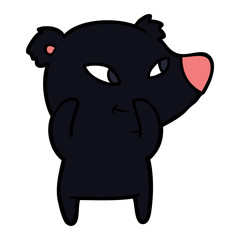 Obraz premium cute cartoon bear