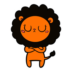 cartoon lion