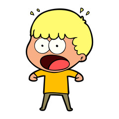 cartoon shocked man
