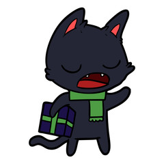 talking cat cartoon