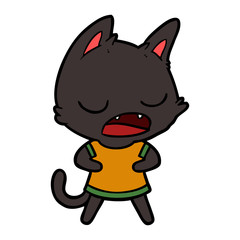 talking cat cartoon