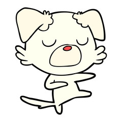 Fototapeta premium cartoon dog