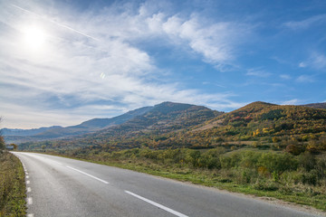 Road in the mountains
