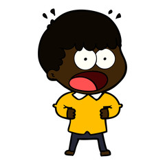 cartoon shocked man
