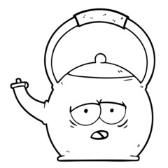 cartoon kettle