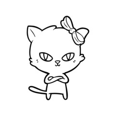 cute cartoon cat