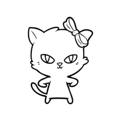 cute cartoon cat
