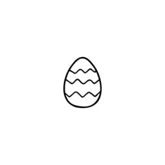 cartoon painted easter egg