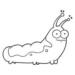 funny cartoon caterpillar