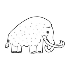 cartoon mammoth