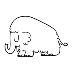 cartoon mammoth