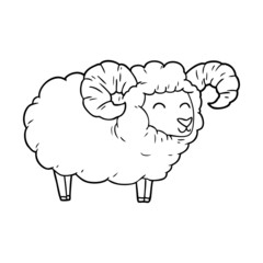 cartoon ram