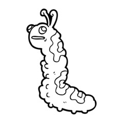 funny cartoon caterpillar