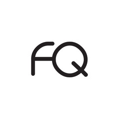 Obraz premium initial letter rounded logo modern