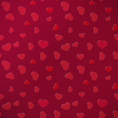 Red saturated heart background for holiday and events