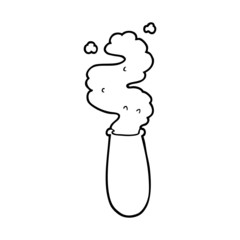 cartoon science test tube