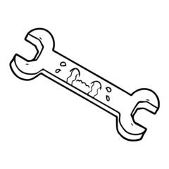 cartoon crying spanner