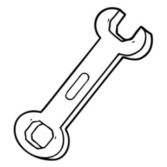 cartoon spanner
