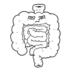 cartoon intestines