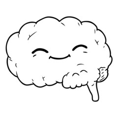cartoon brain