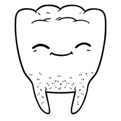 cartoon tooth