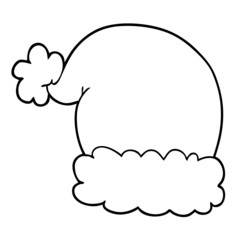 cartoon christmas hat